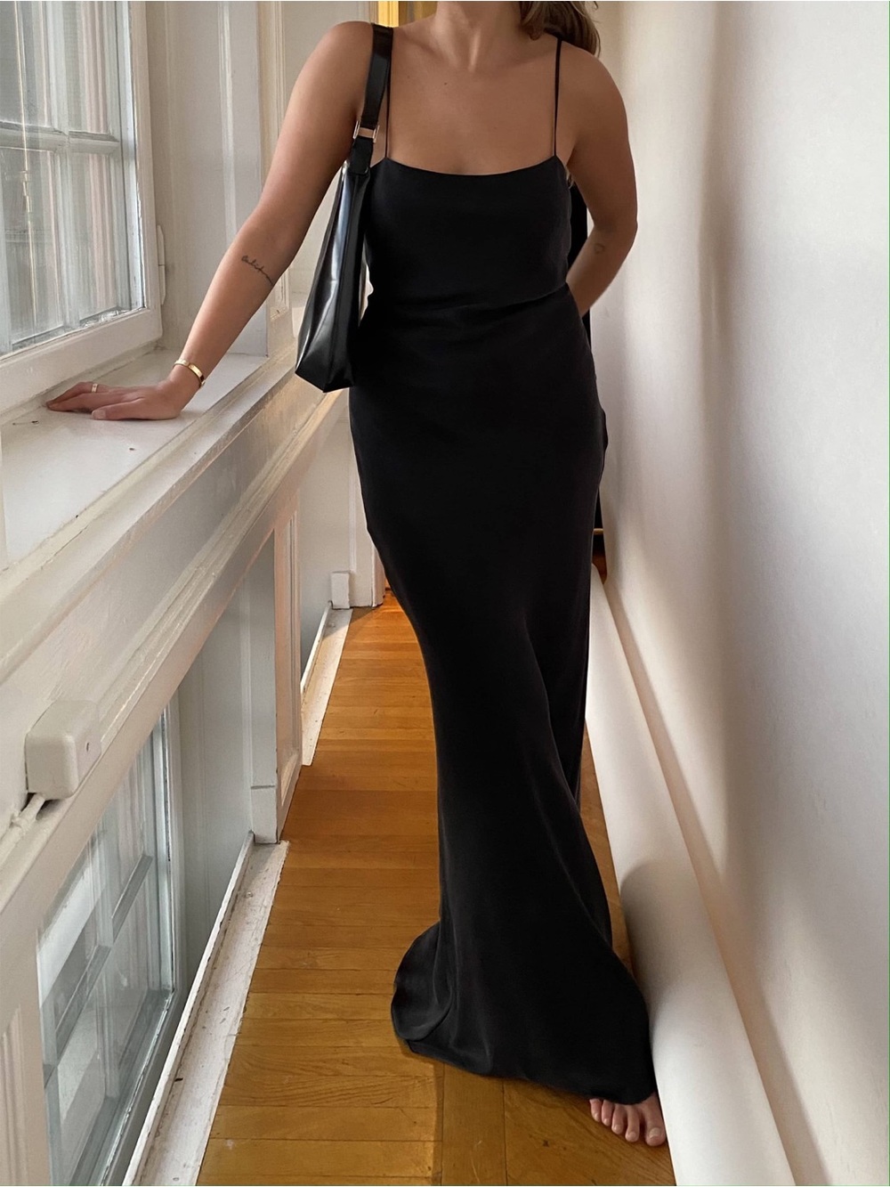 Djerf Avenue Dream Maxi Dress in Ash